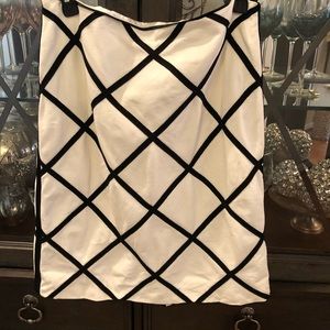 WHBM Ponte Pencil Skirt